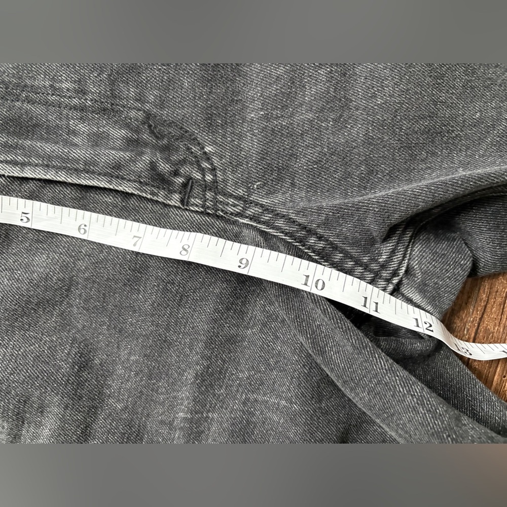 Abercrombie & Fitch jeans curve love the mom high rise black denim Sz 26 2s EUC - Picture 11 of 13